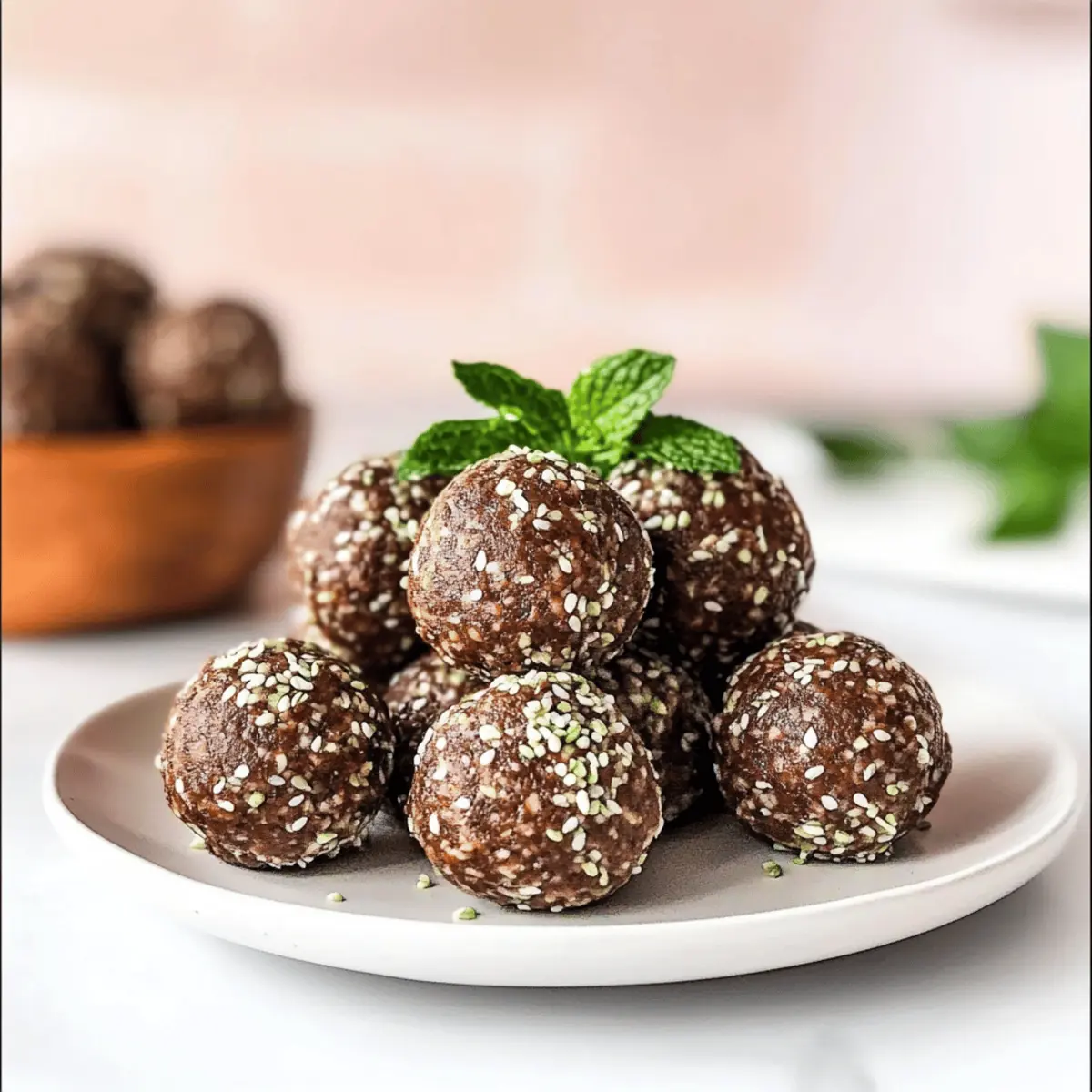 Chocolate Mint Bliss Balls: Irresistible Vegan Energy Treats
