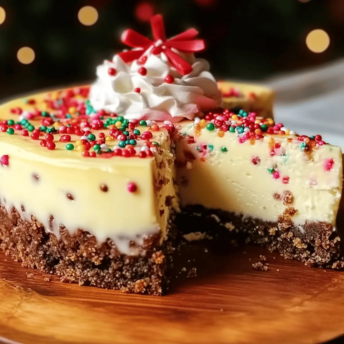 Ultimate Christmas Sugar Cookie Cheesecake for Festive Feasts