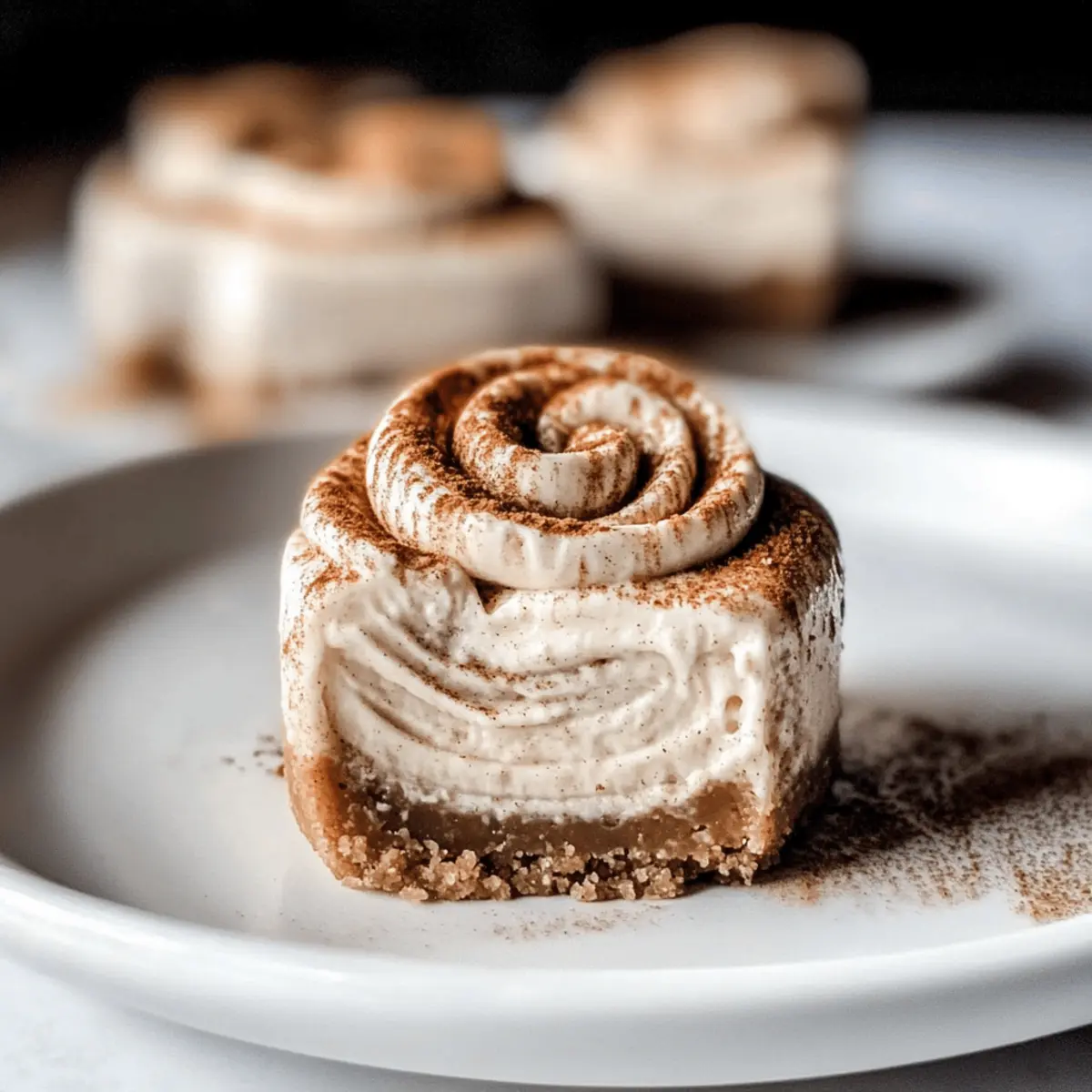 Irresistible Cinnamon Roll Cheesecakes You Can No-Bake!