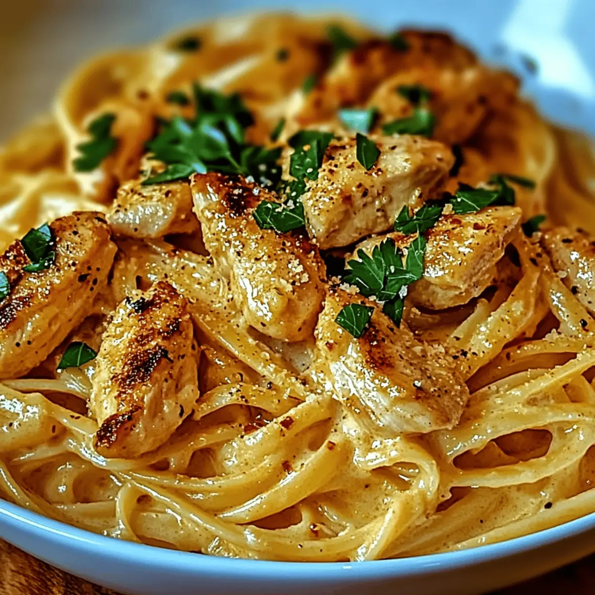 Savor Creamy Cowboy Butter Chicken Linguine in 30 Minutes