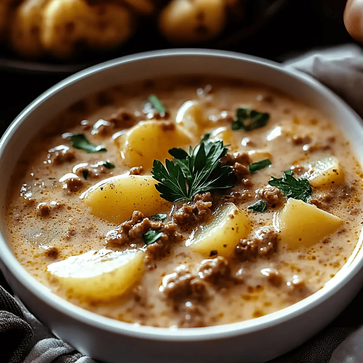 Creamy Hamburger Potato Soup: Cozy Comfort in Every Spoonful