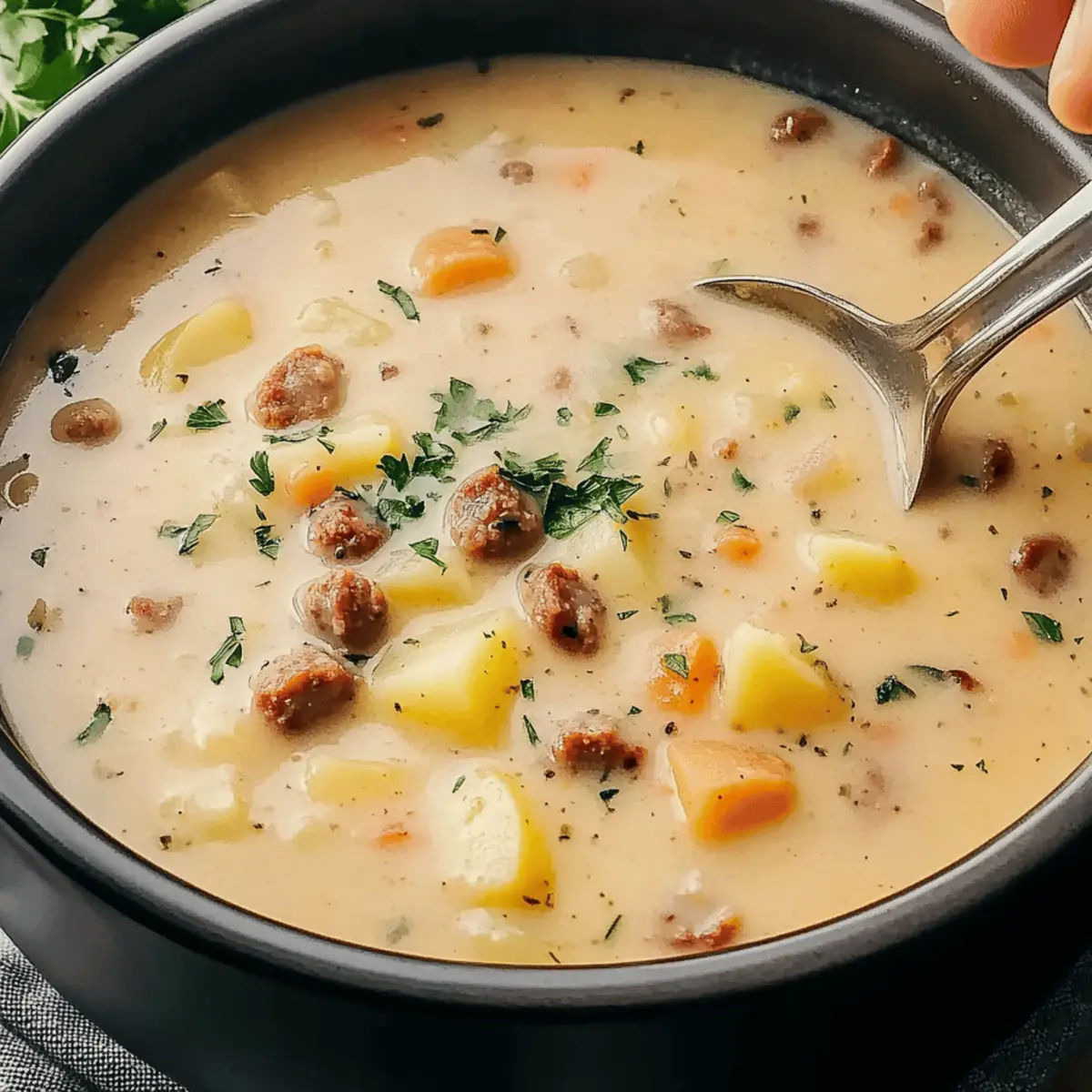 Creamy Sausage Potato Soup for Cozy Nights In