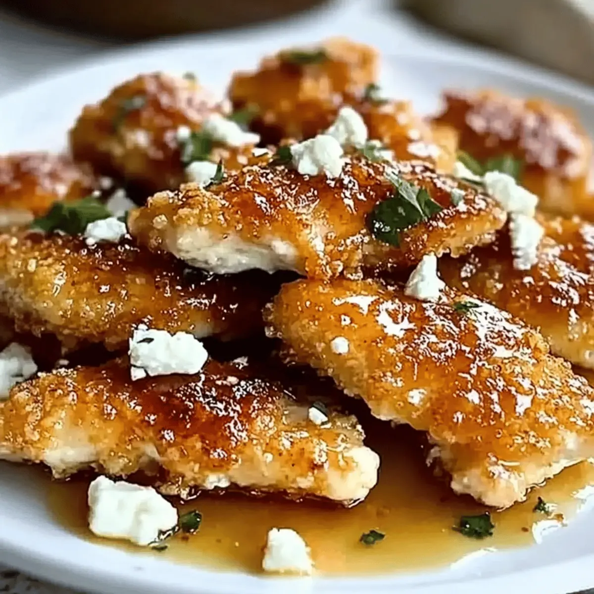 Crispy Hot Honey Feta Chicken: Comfort Food Bliss at Home