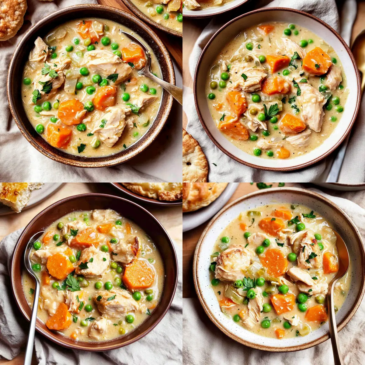 Comforting Crustless Chicken Pot Pie for Cozy Nights