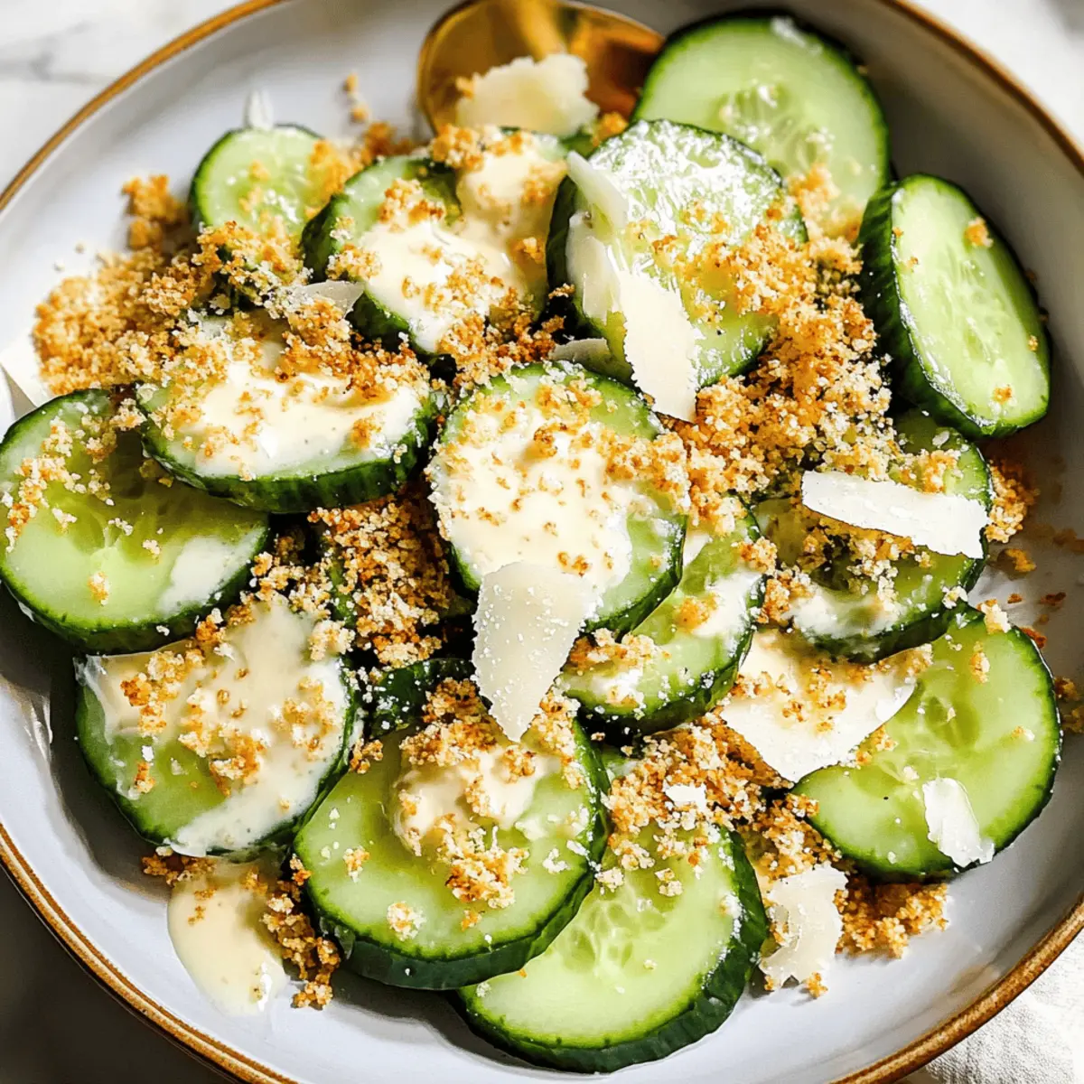 Refreshing Cucumber Caesar Salad: A No-Lettuce Delight