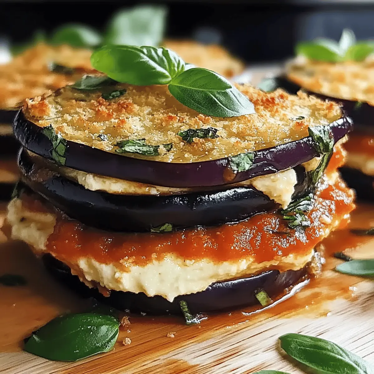 Melt-In-Your-Mouth Eggplant Napoleon That’s a Showstopper