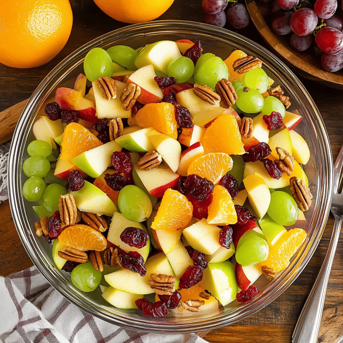 Fall Fruit Salad with a Zesty Citrus Twist for Festive Gatherings