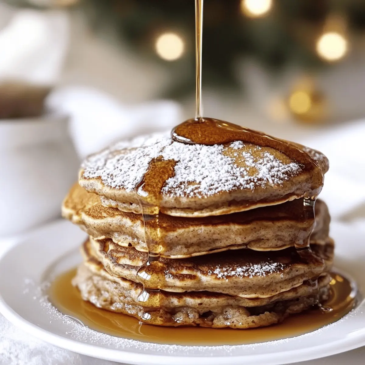 Gingerbread Pancakes for a Warm, Festive Morning Treat