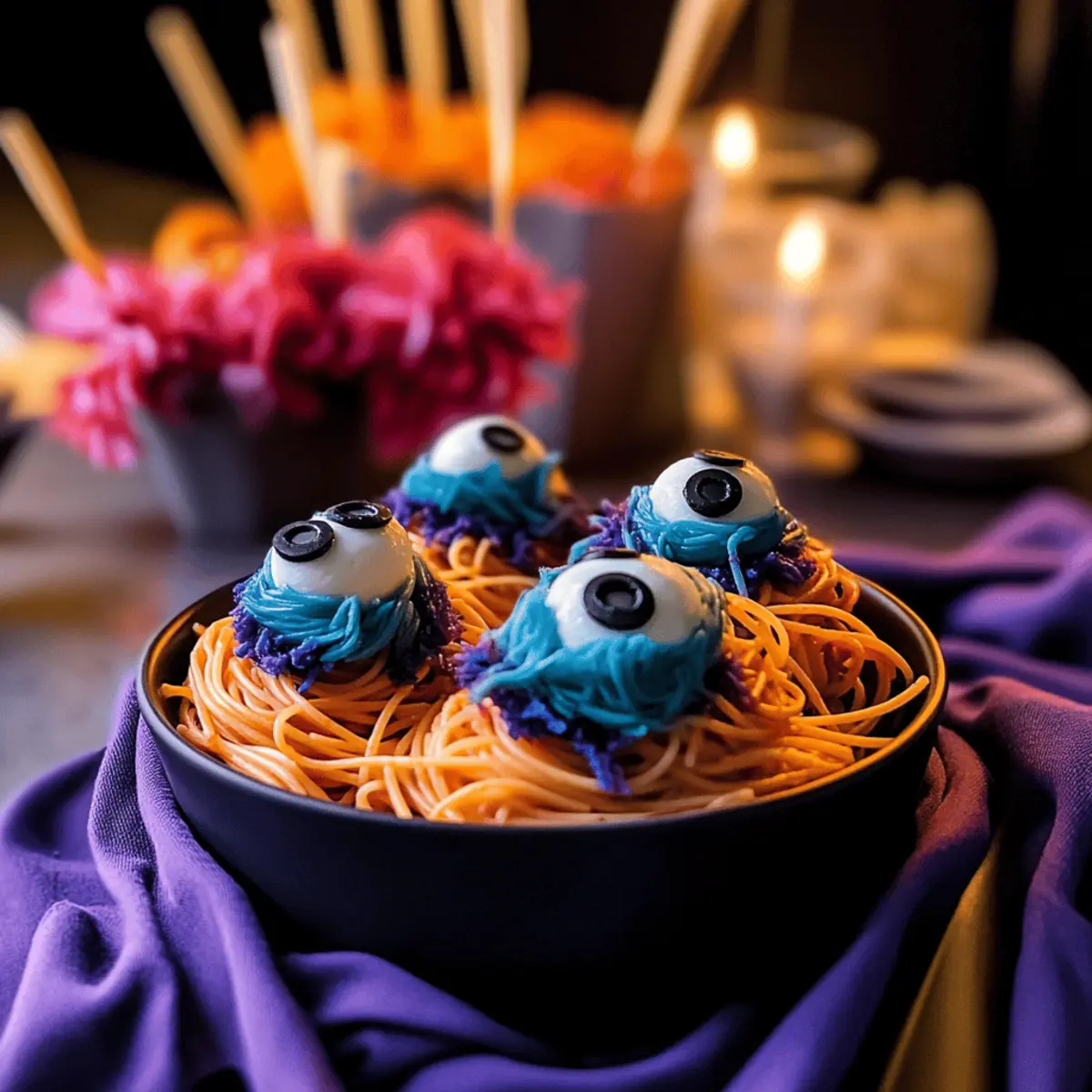 Glow-in-the-Dark Thai Noodle Salad Cups to Wow Your Guests