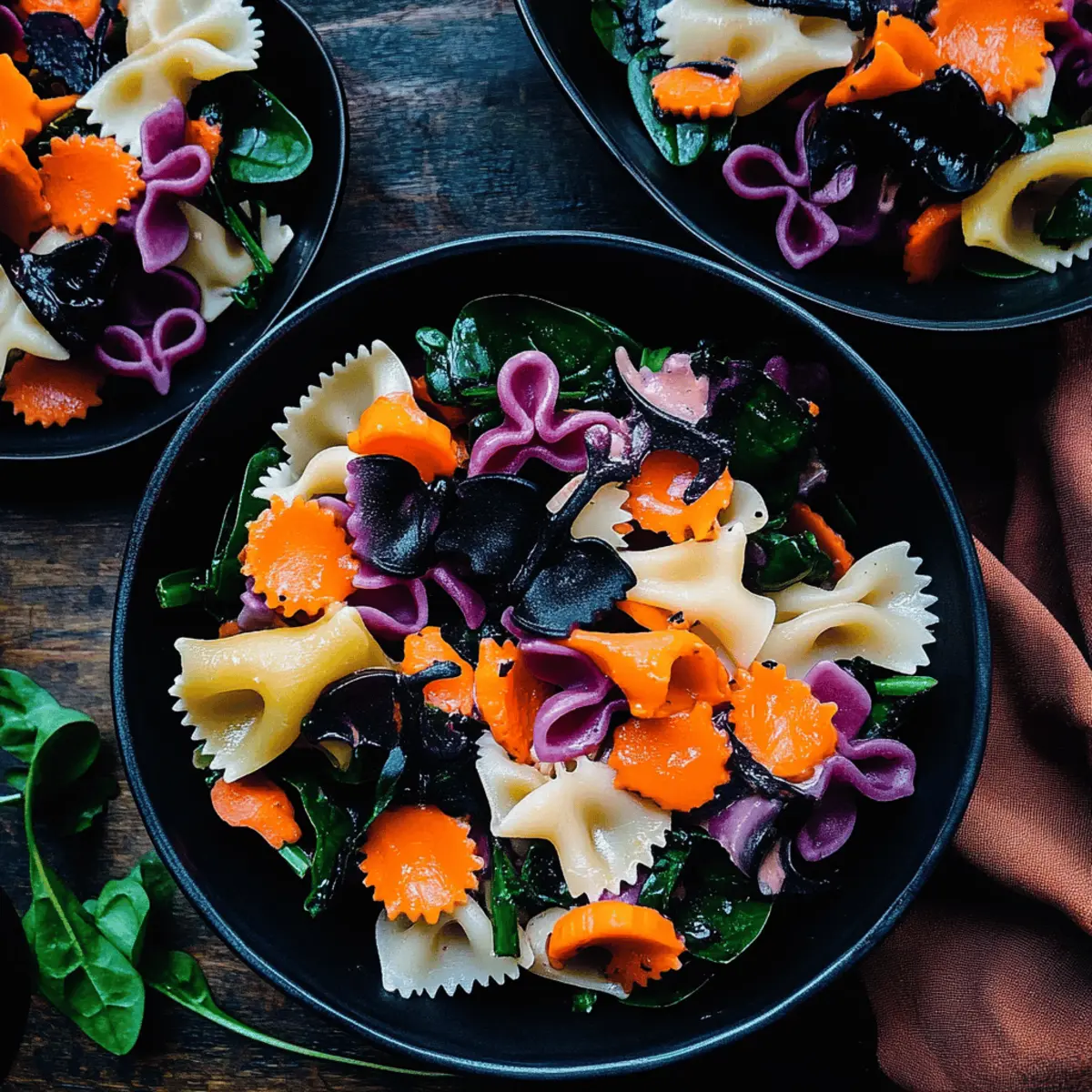 Colorful Halloween Pasta Salad That’s Fun and Delicious