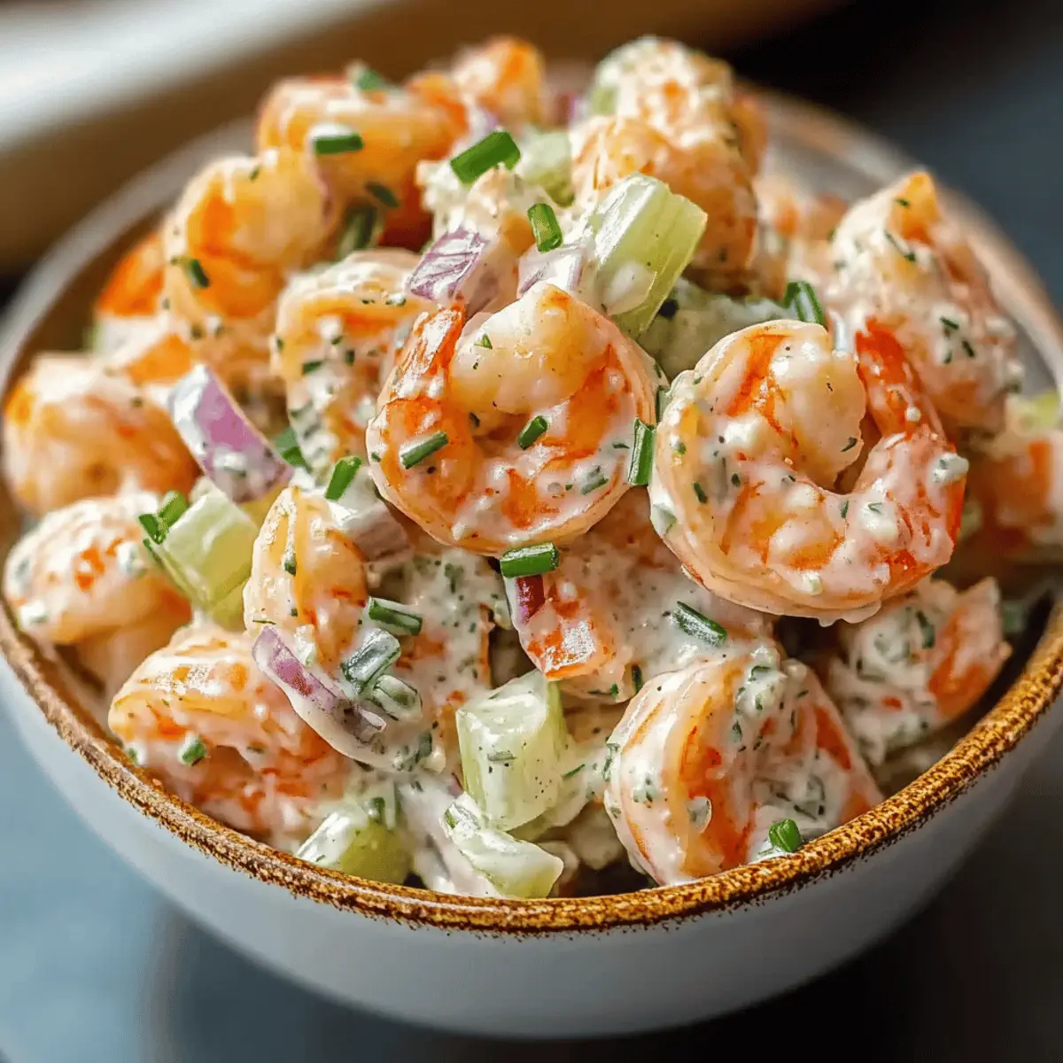 Delicious New York Deli Shrimp Salad: Quick and Creamy Treat