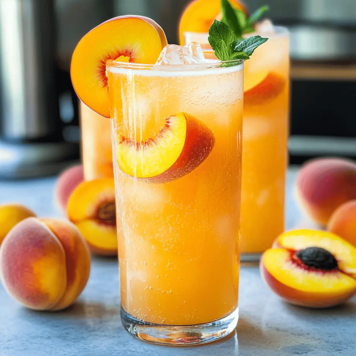 Sip on Summer: Homemade Peach Lemonade Bliss