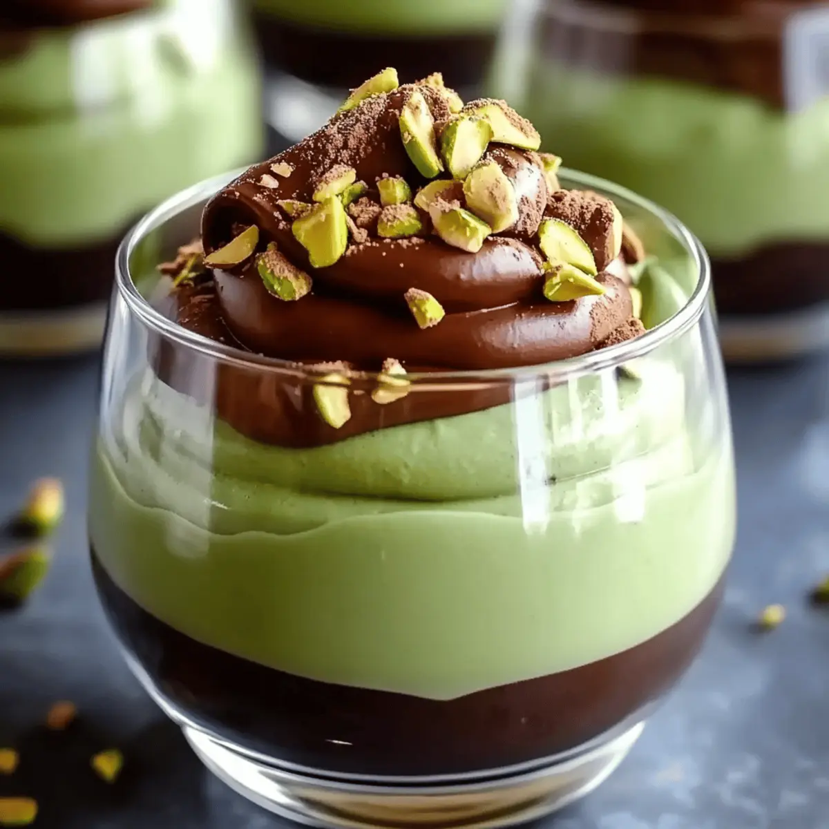 Decadent Pistachio Mousse with Chocolate Ganache Bliss