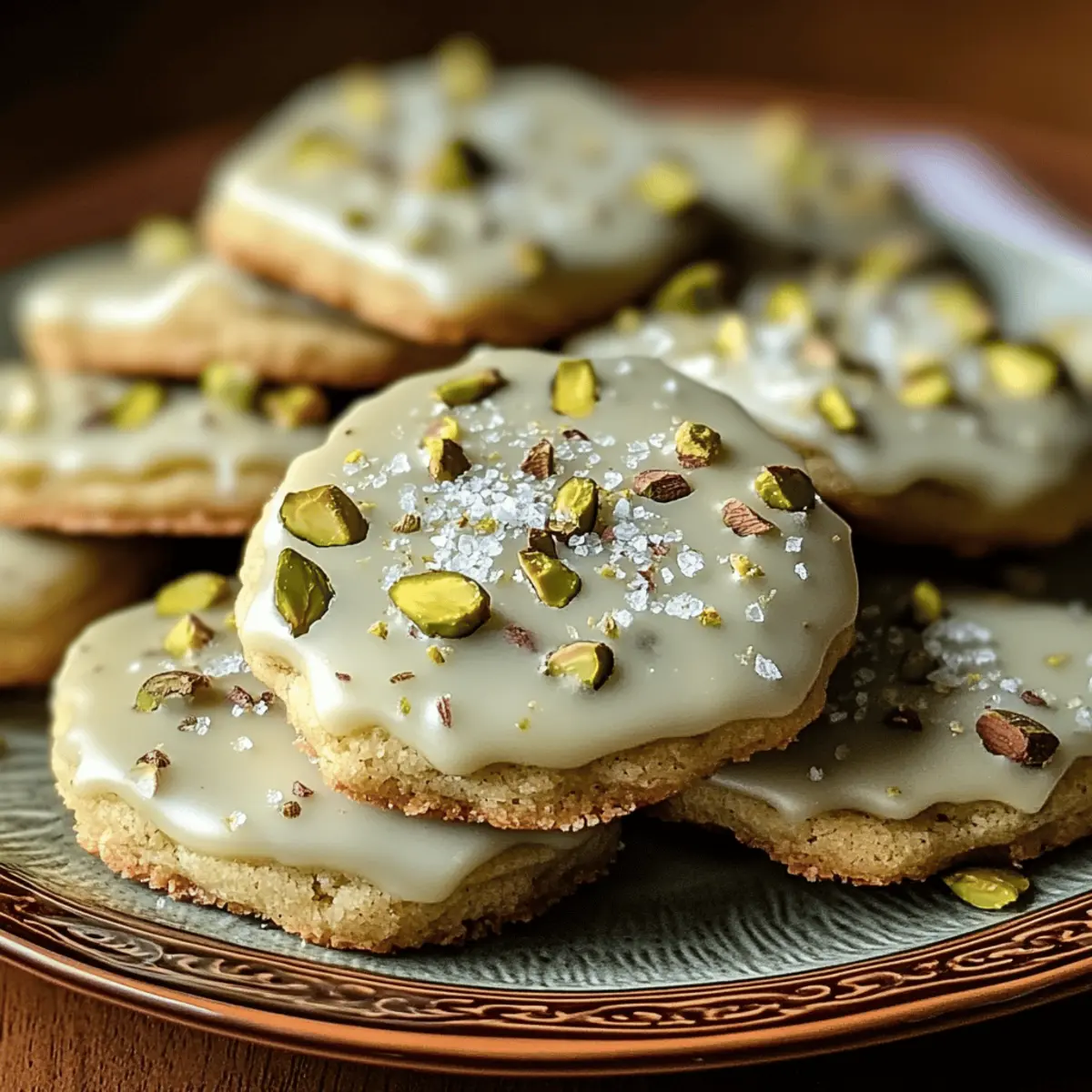 Pistachio Shortbread Cookies that Melt in Your Mouth