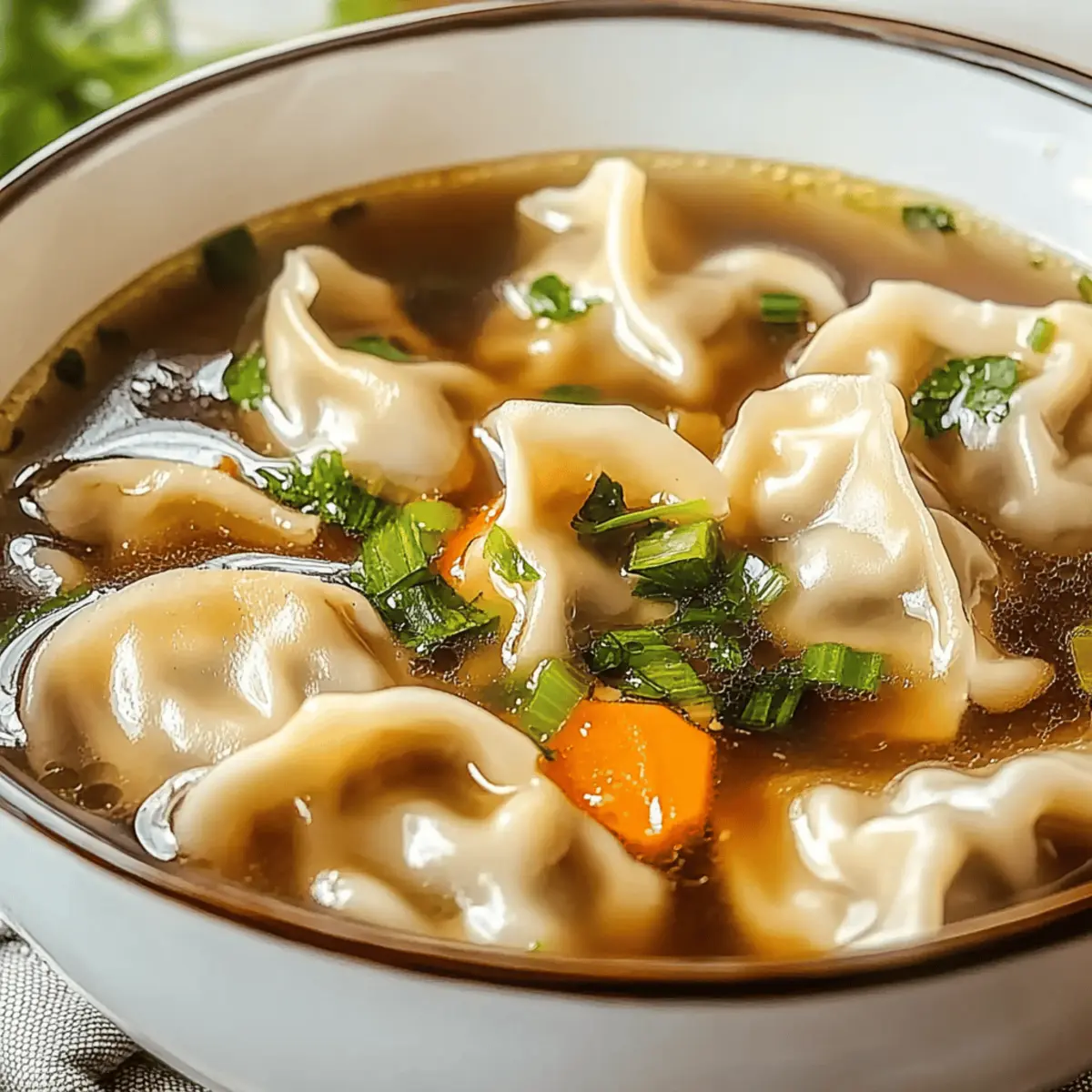 Deliciously Hearty Potsticker Soup for Cozy Nights