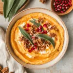 Pumpkin Whipped Feta Dip with Crispy Sage