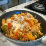 Queso Chicken Fajita Skillet