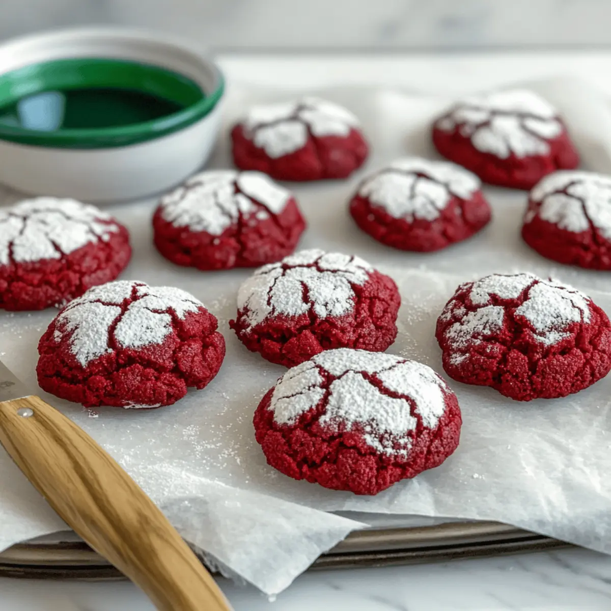 Delightful Red Velvet Crinkle Cookies for Festive Celebrations
