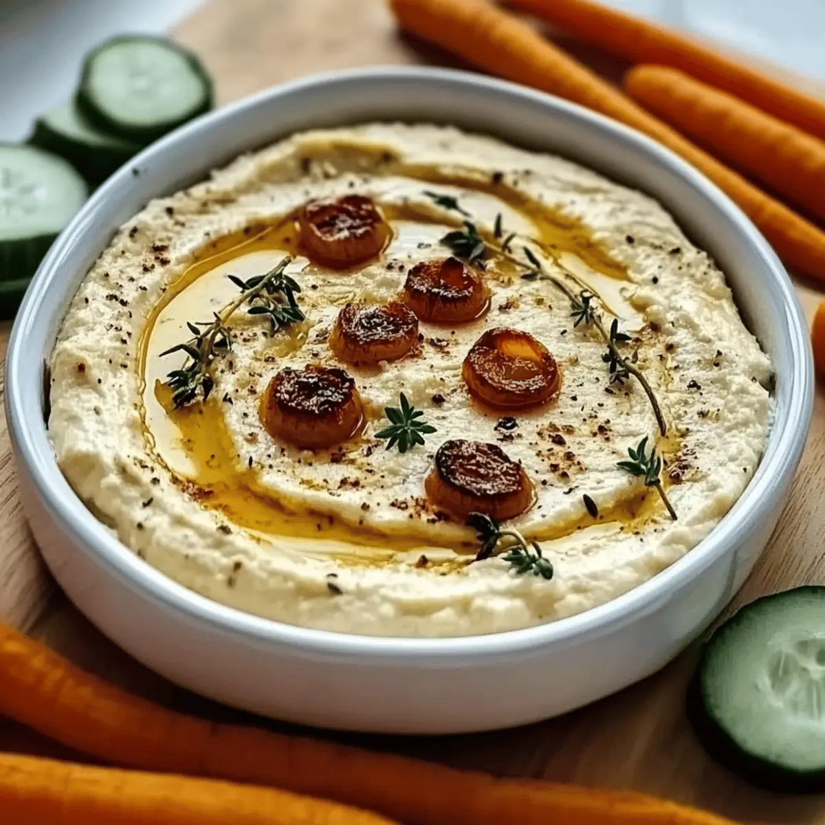 Creamy Roasted Garlic Goat Cheese Dip to Elevate Your Snacking