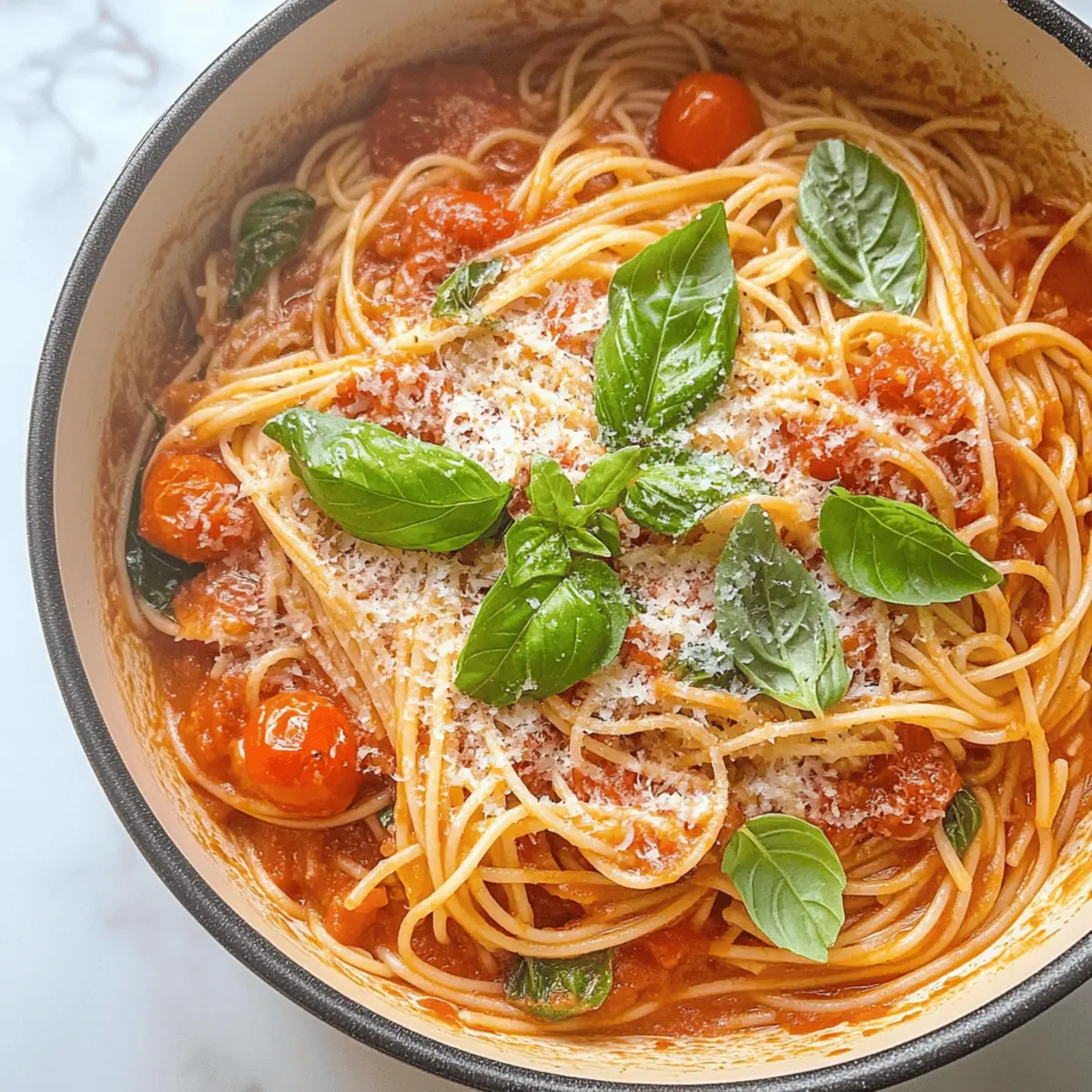 Rustic Tomato Basil Spaghetti: Elevate Your Dinner Game