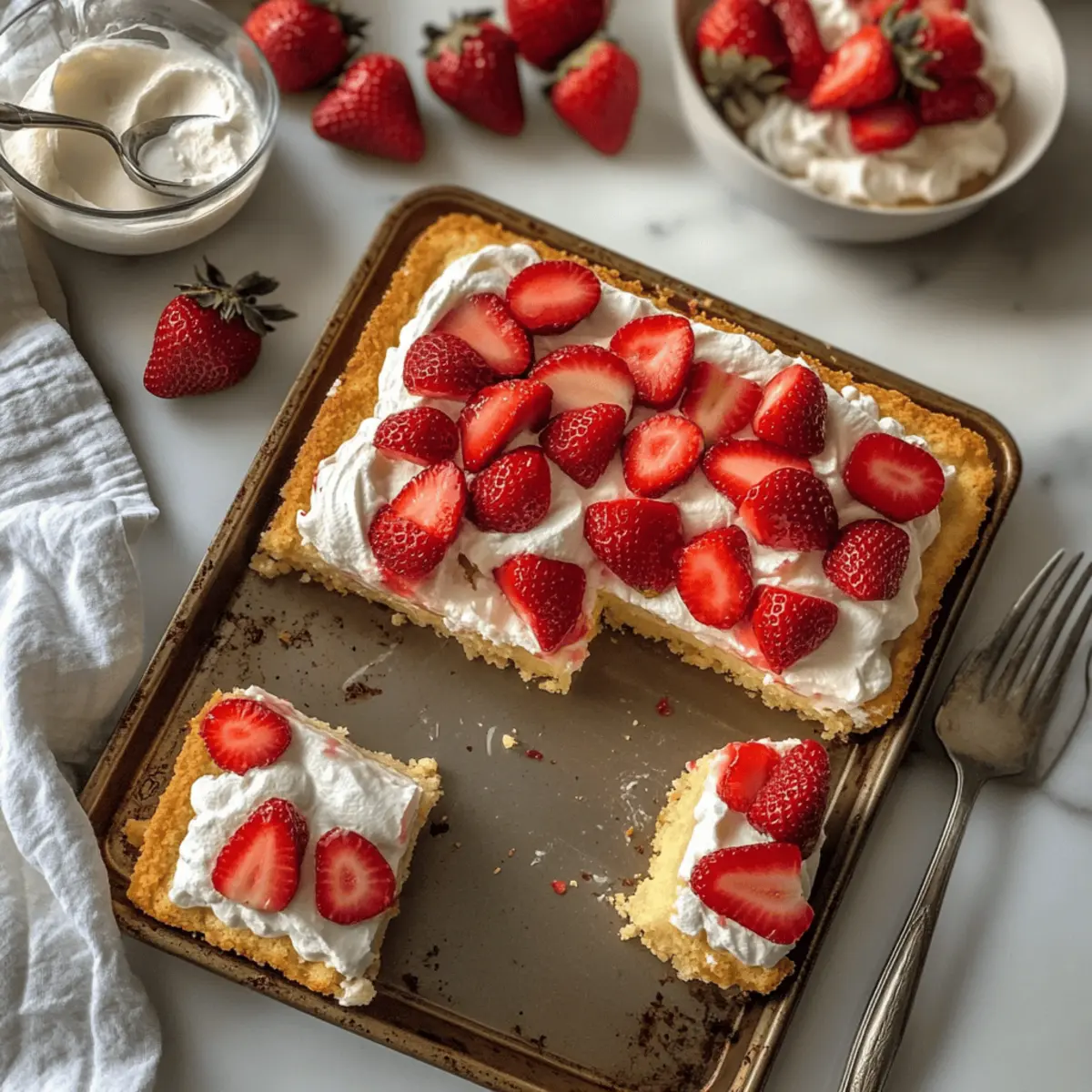 Delicious Sheet Pan Strawberry Shortcake for Effortless Summer Fun