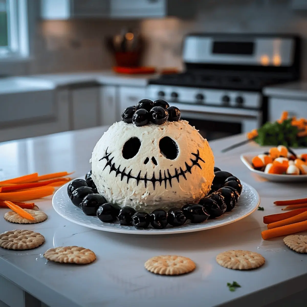 Spook Up Your Party with Skellington Cheese Ball Appetizer