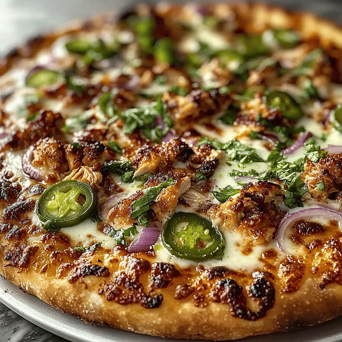 Spicy Chicken and Pickled Jalapeno Pizza You’ll Crave Tonight