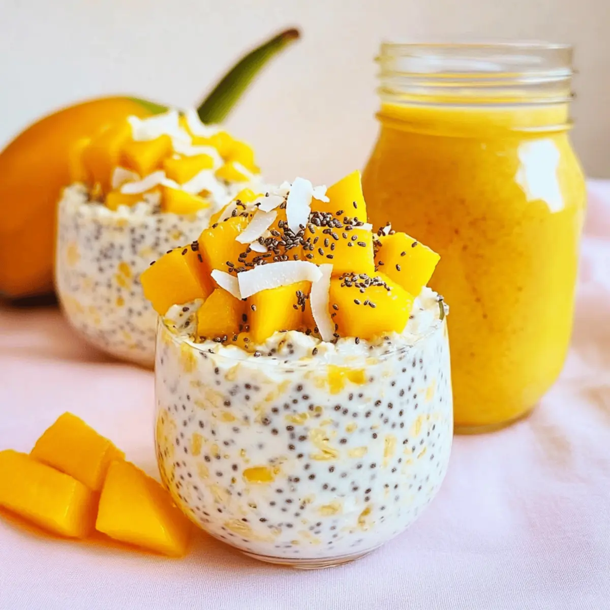 Tropical Mango Coconut Overnight Oats for a Blissful Morning