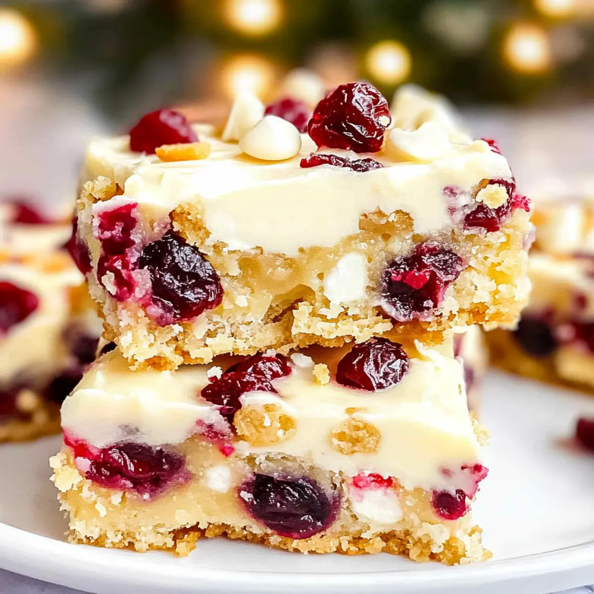 Cranberry Bliss Bars Recipe: Homemade Joy for the Holidays