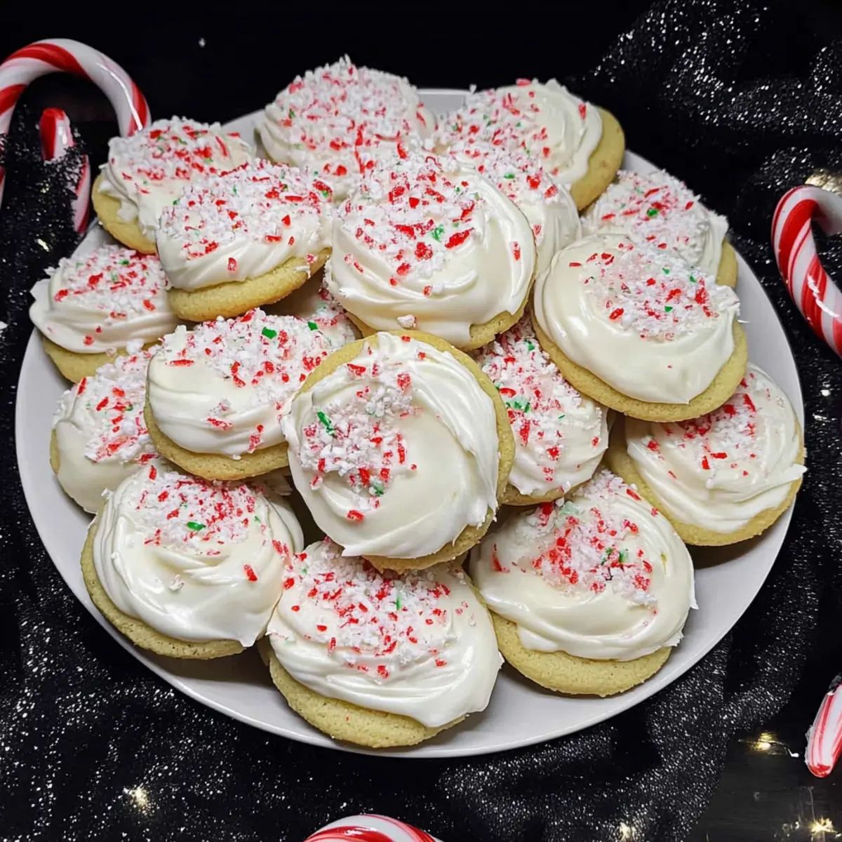 Decadent Frosted Peppermint Cookies for Magical Holidays