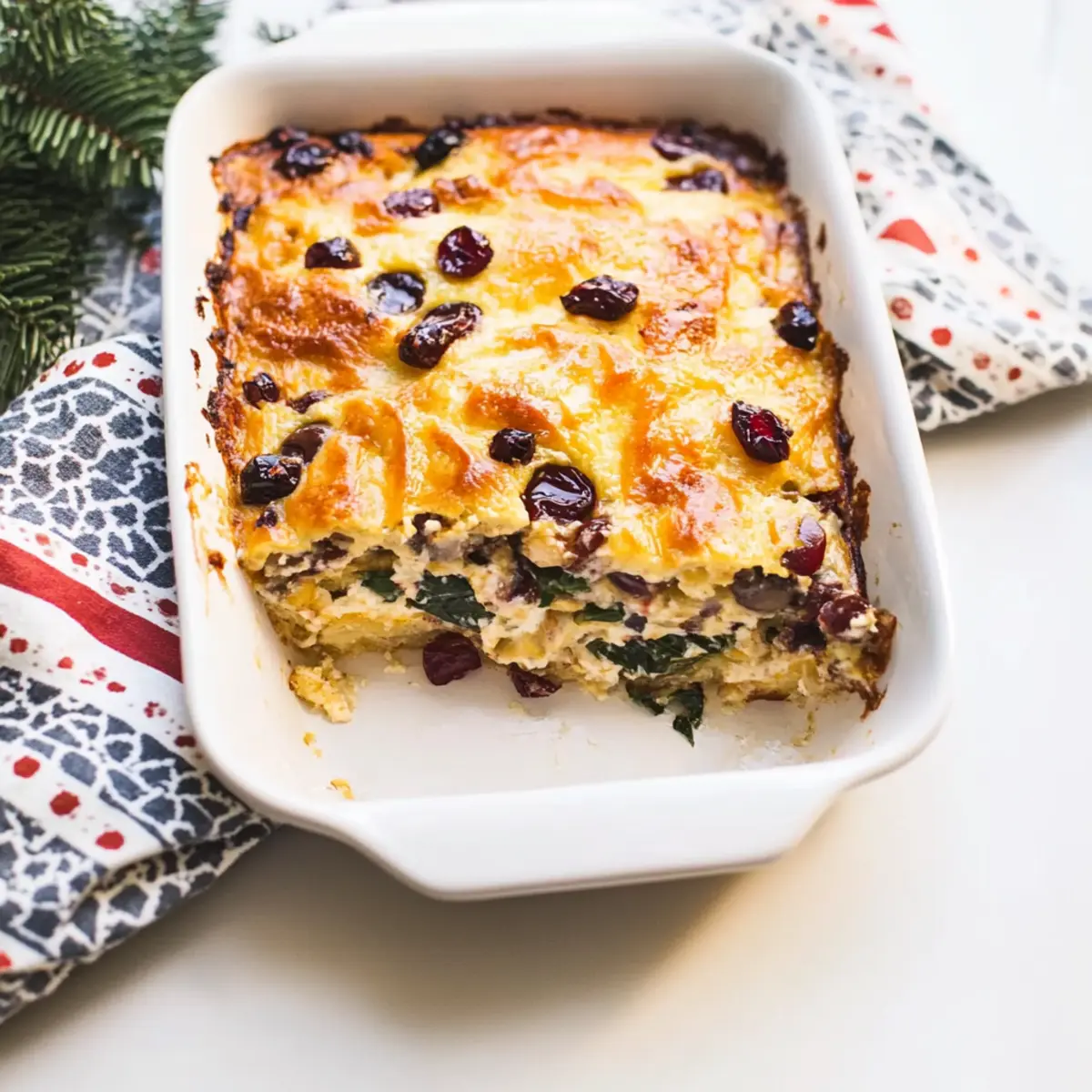 Savory Christmas Breakfast Strata to Wow Your Family