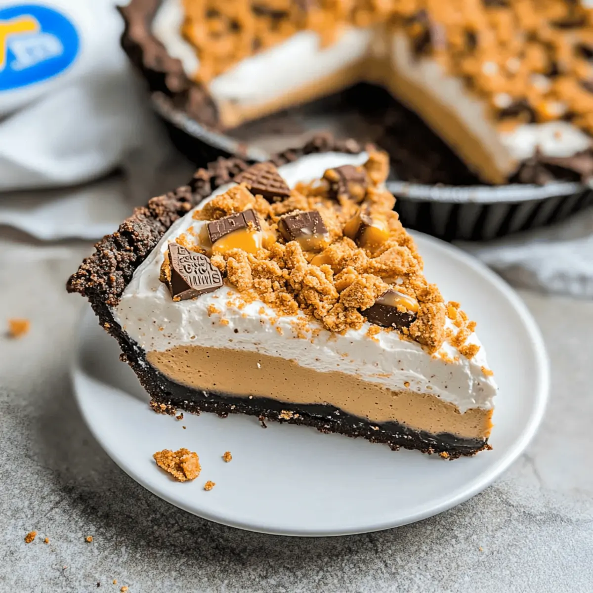 Indulge in Creamy Butterfinger Pie – No-Bake Heaven