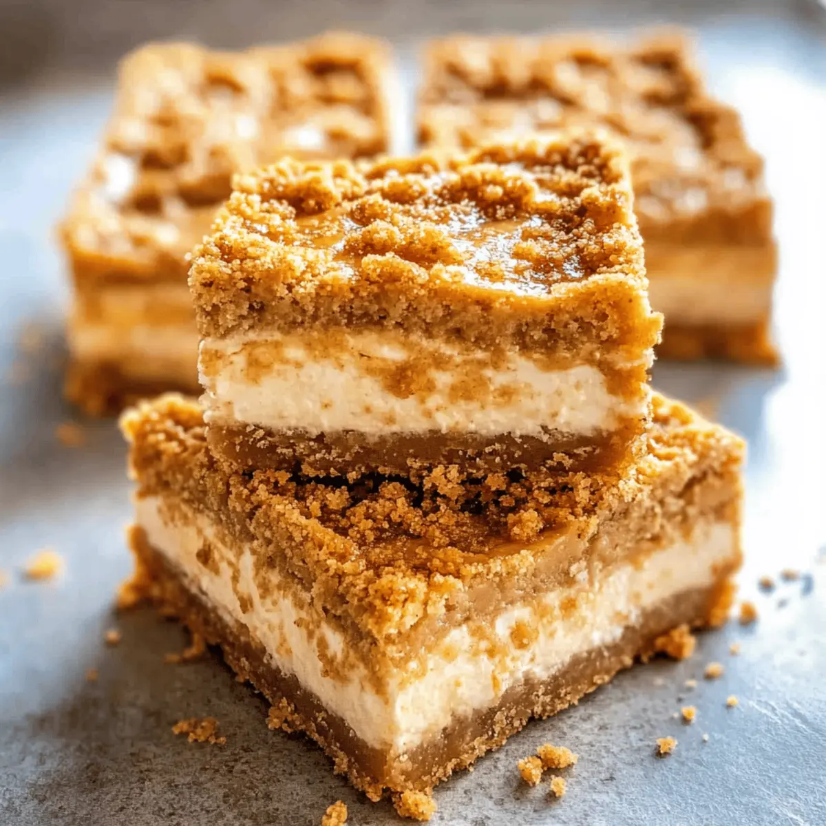 Butterscotch Graham Cracker Cheesecake Bars to Delight Your Tastebuds
