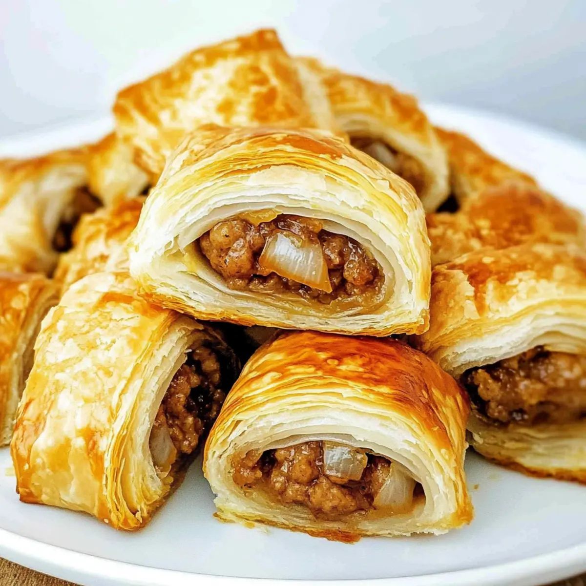 Savory Caramelised Onion Sausage Rolls for Cozy Gatherings