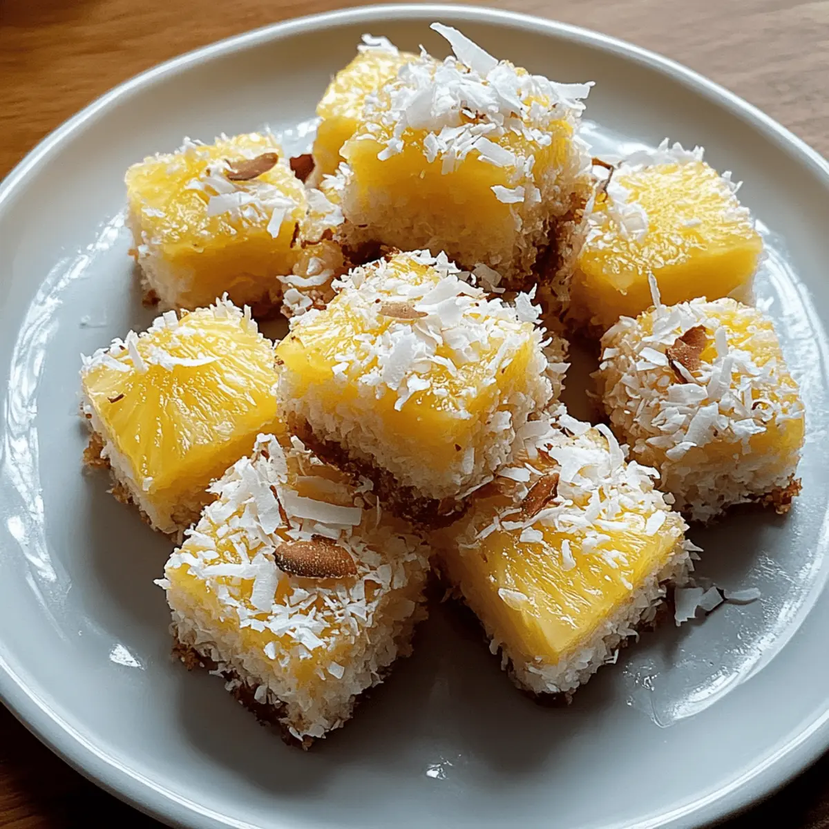 Tropical Coconut Pineapple Bites for a Guilt-Free Snack