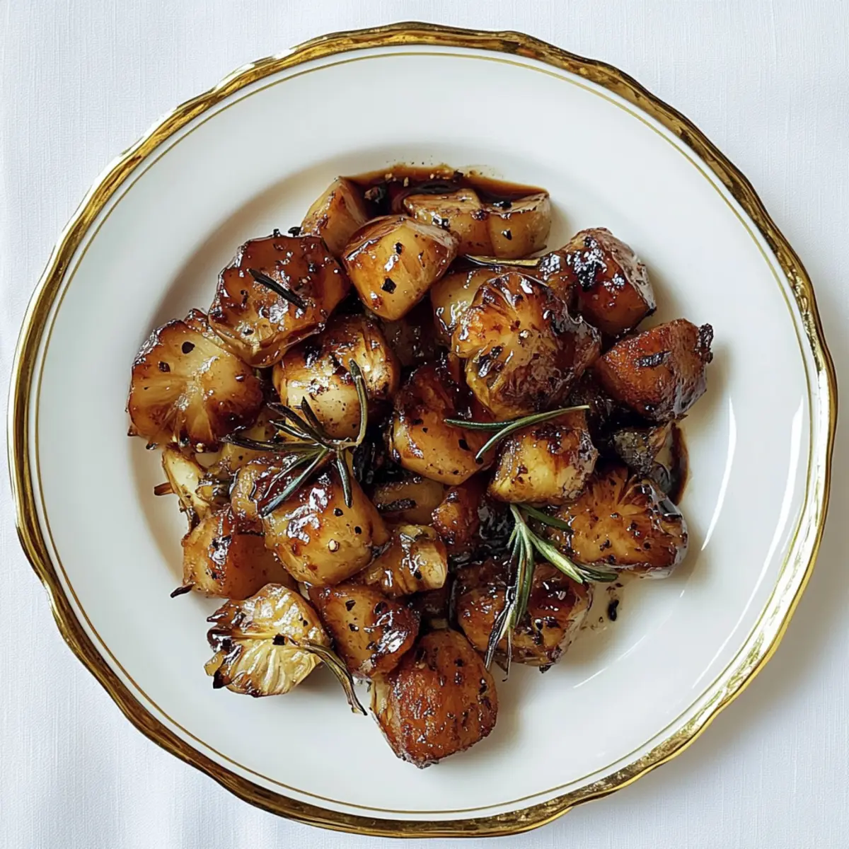 Crispy Jerusalem Artichokes with Aged Balsamic Bliss