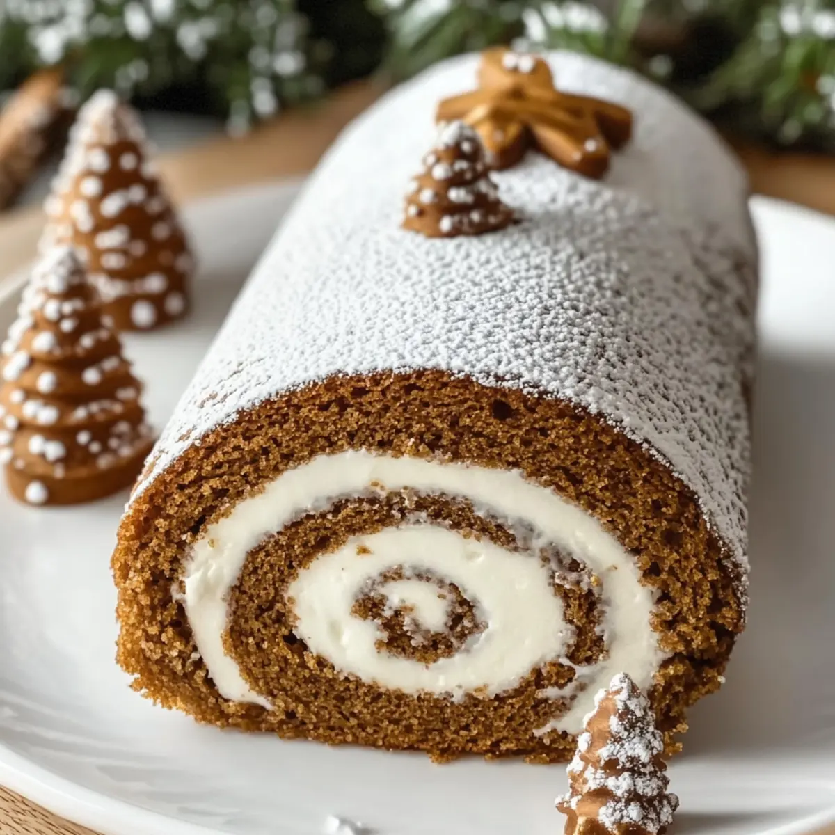 Gingerbread Swiss Cake Roll: A Festive Holiday Delight
