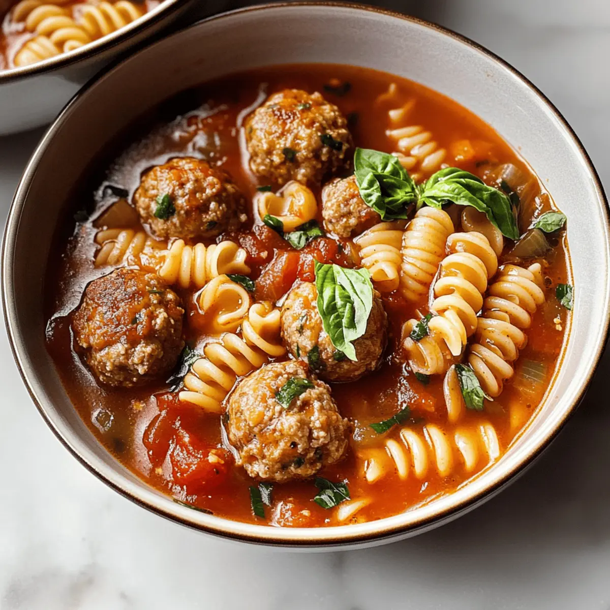 Hearty Italian Meatball Soup to Warm Your Soul
