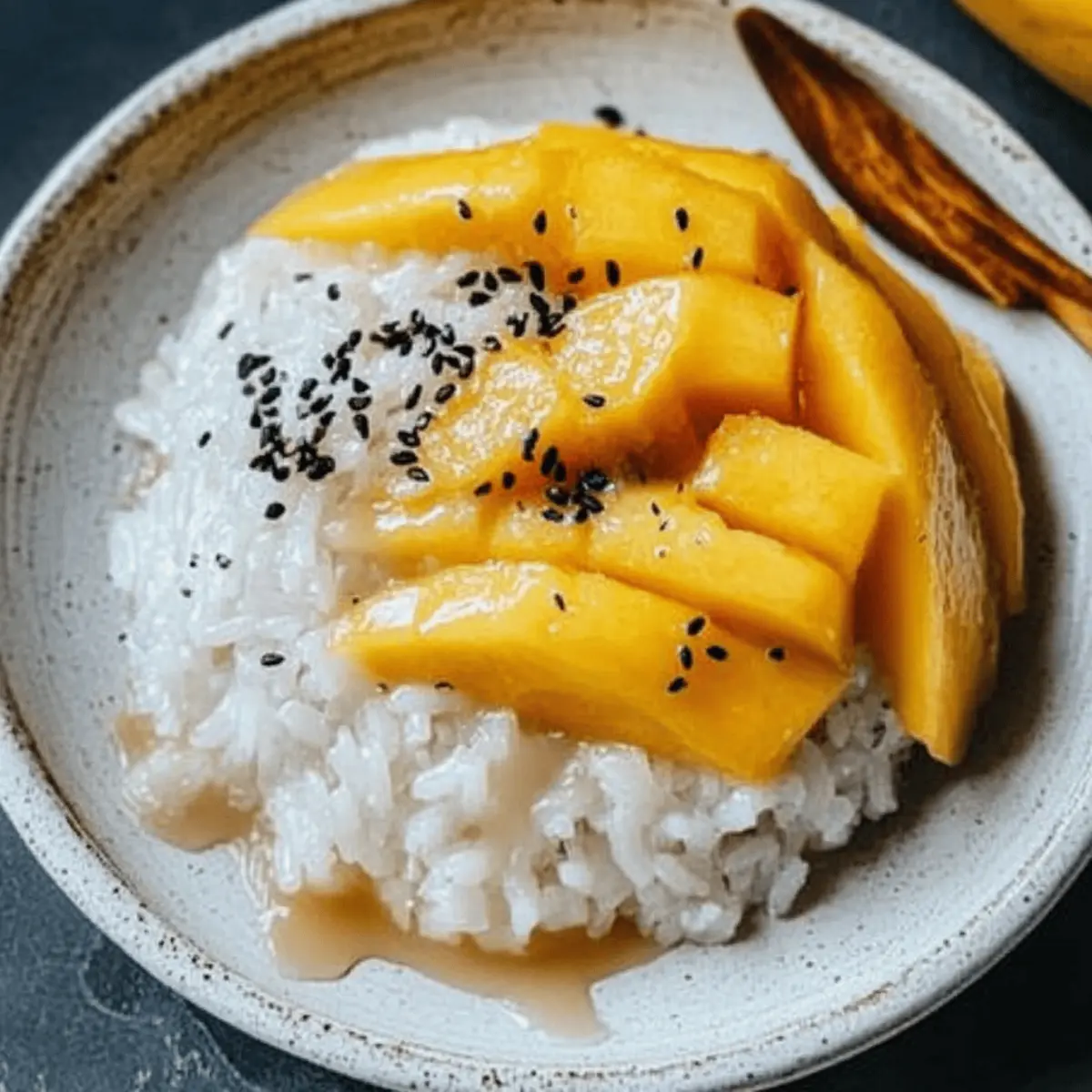 Mango Sticky Rice: A Creamy Thai Dessert to Savor at Home
