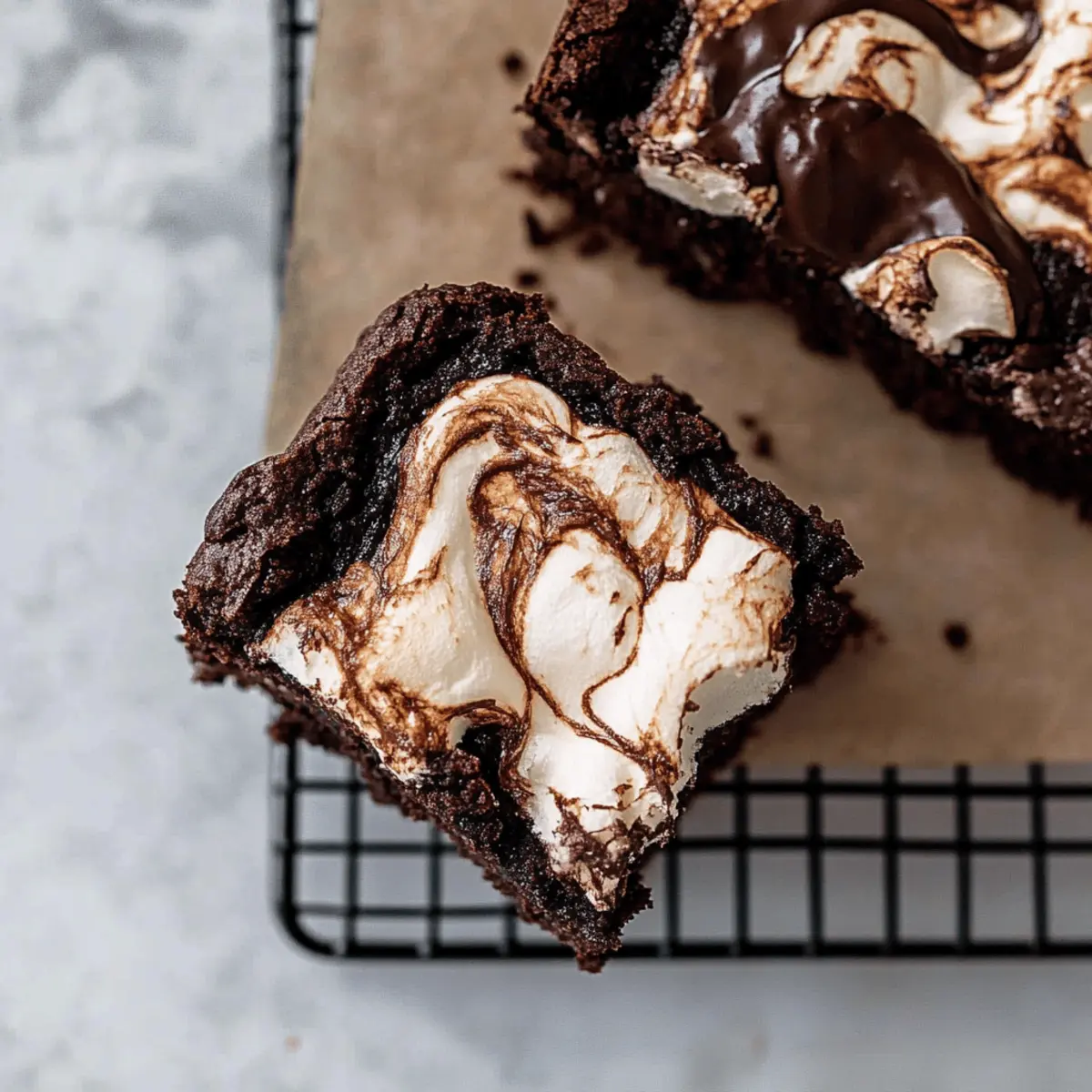 Irresistibly Fudgy Marshmallow Brownies to Satisfy Your Sweet Tooth