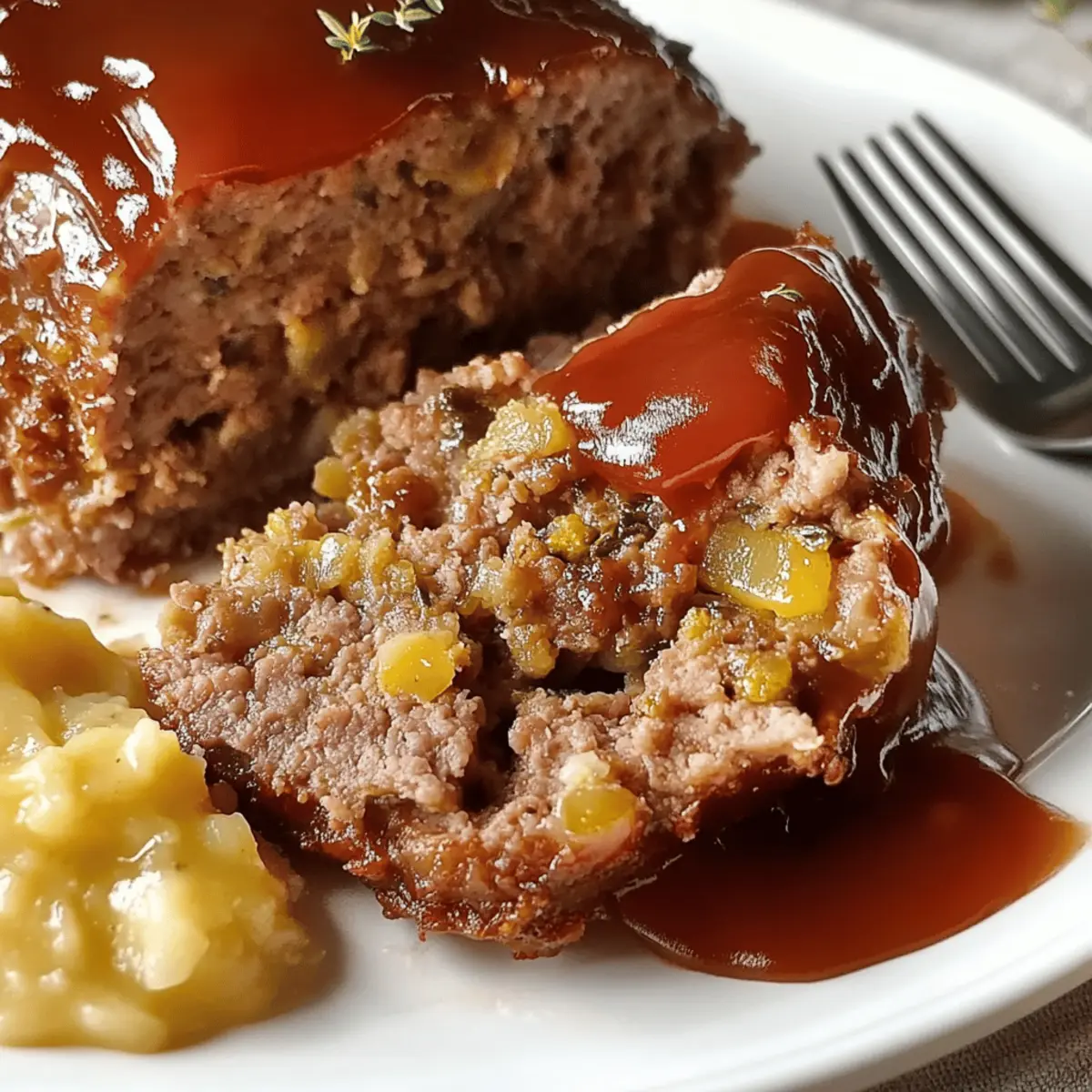 Savory Meatloaf with Stove Top Stuffing for Quick Dinners