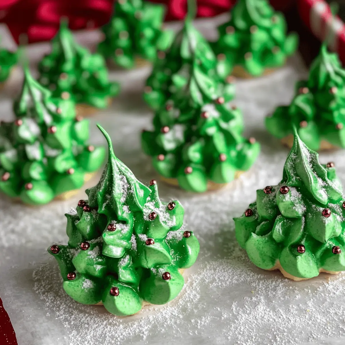 Whip Up Magical Meringue Trees for a Festive Holiday Treat