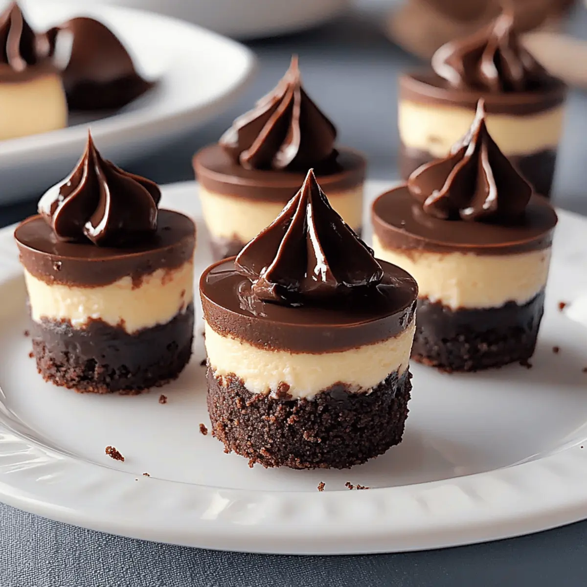 Mini Chocolate Cheesecake Bites for Irresistible Sweet Cravings