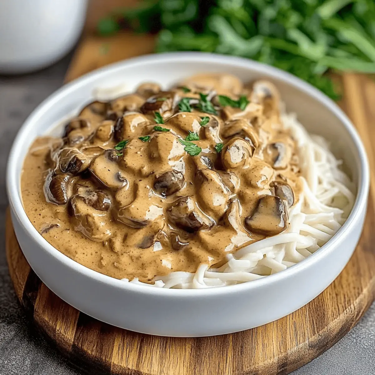 Mushroom and Seitan Stroganoff: Comfort Food in 30 Minutes
