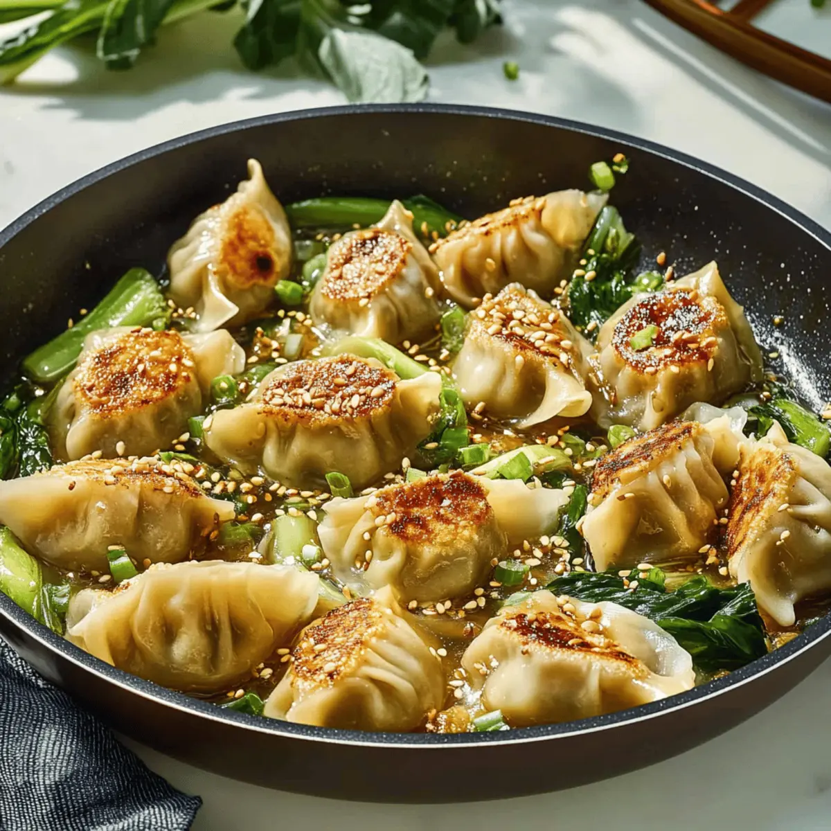 One Pan Dumpling Dinner: Easy, Flavorful Comfort in 35 Minutes
