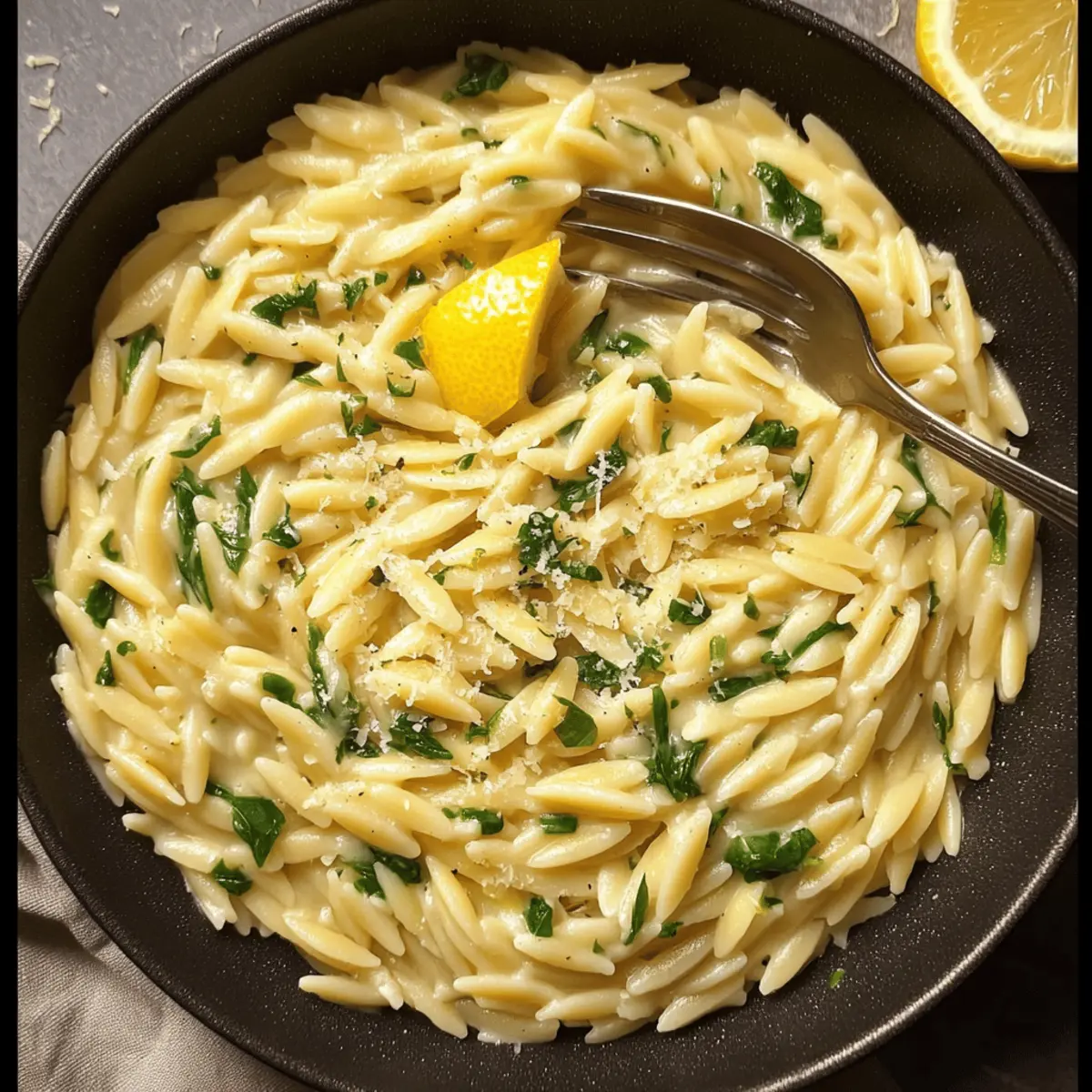 One Pot Lemon Orzo Pasta: Quick, Zesty Comfort Food Delight