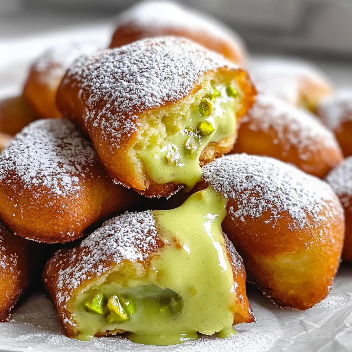 Delicious Pistachio Beignets: Easy Sweet Treats at Home