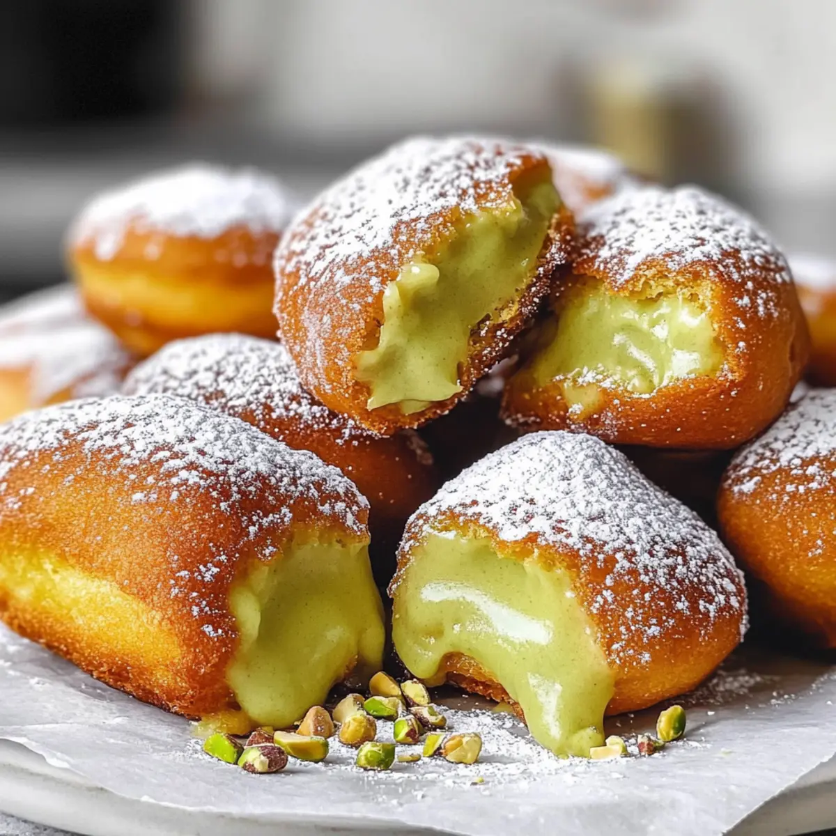 Pistachio Beignets: Warm, Light, and Oh-So Irresistible!