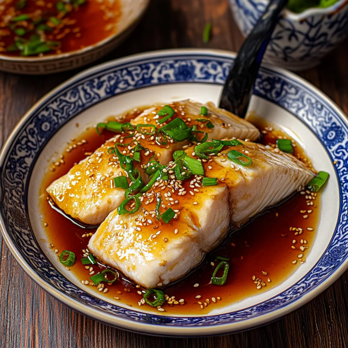 Poached Fish with Soy Glaze: Quick, Tasty, and Guilt-Free!