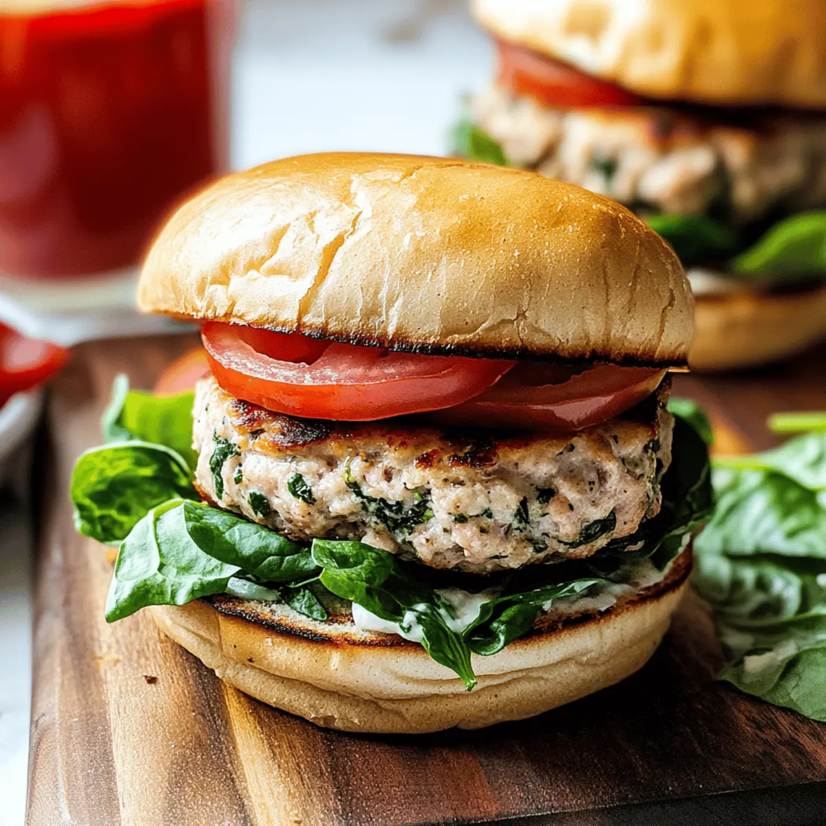 Savory Spinach Feta Turkey Burgers for Quick Family Dinners